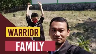 Knife Throwing little family