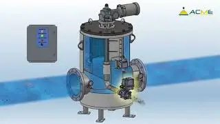 Automatic Self Cleaning Strainers - ACME Fluid System #basketstrainer #oilandgas #strainer