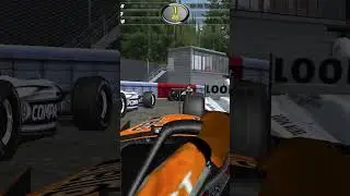 Divebomb into La Source #f1challenge #formula1