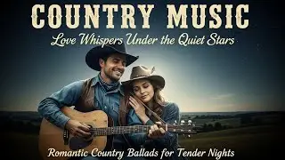 Love Whispers Under the Quiet Stars | Romantic Country Ballads for Tender Nights