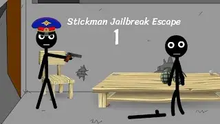 Gra Stickman Jailbreak Escape Stickman ucieka z tego więzienia Part 1!🎮🚓👮&zwj;♂️