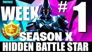 Week 1 Hidden Battle Star Location - B.R.U.T.E Squad Loading Screen | Season X (10) | Fortnite
