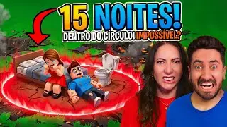 15 NOITES VIVENDO DENTRO DE UM CÍRCULO - Stay in the Circle (Roblox)