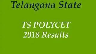 Telangana POLYCET Results 2018 | TS POLYCET Results 2018