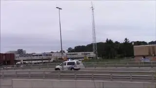 police dog van to a emergency