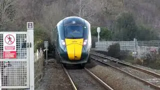Class 800 IET train passes Starcross with 2 tones