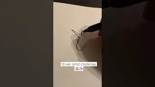 10 sec Artist challenge 😱🦄 #shorts