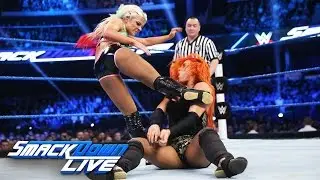 Бекки Линч против Алексы Блисс — женский матч за чемпионство SmackDown: SmackDown LIVE, 8 ноября ...
