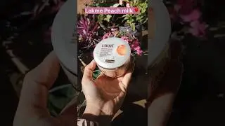 Lakme Peach milk cream 🌸💐 #youtubeshorts #ytshort #lakme #winter #moisturizer