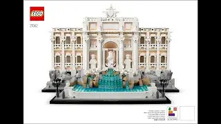 LEGO Architecture 21062 - Complete Trevi Fountain Instructions! (Step-by-Step Guide)