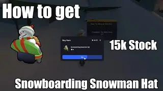 How to get Snowboarding Snowman Hat in PacSun Tycoon | 15k Stock