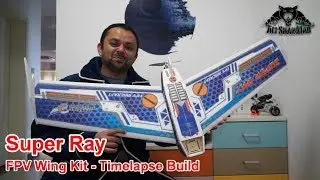 Timelapse Build DW hobby Super Ray 1100mm EPP FPV Flying Wing