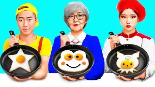 Eu vs Minha V&oacute; No Desafio De Culin&aacute;ria | Truques e Gadgets Secretos F&aacute;ceis ToonDO Challenge