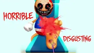 Horrible Disgusting Gross ad Kick The Buddy