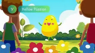 Y for Yellow Passion | A to Z Fruits Video for  preschool and kindergarten kids | EducCoffers