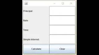 Creating GUI Application in Java
