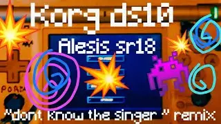 Korg ds10 / Alesis sr18.