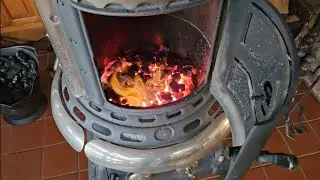 First time building a fire with Anthracite Coal.  Not impressed...
