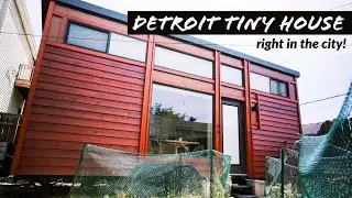 Detroit Tiny House Full Tour - The Most UNIQUE Place to Stay in Detroit