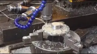 China High Speed Gantry Type Table Moving CNC Drilling Machine For Flange