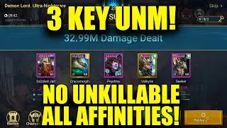 Running Clan Boss 2:1 Without Unkillable | 3 Key UNM | Raid: Shadow Legends