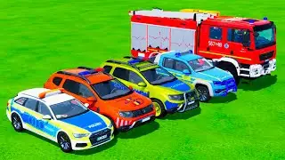 Flatbed Truck Mcqueen|Transportation with Truck - Pothole vs Car #1 - BeamNG.Drive