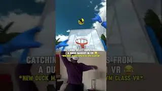 New duck mascots are available in gym class vr!! #gymclassvr #vrbasketball #basketball