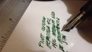 Writing Sample for Pilot Custom Heritage 92, 14k Medium Nib