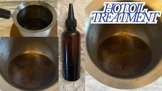 HOT OIL TREATMENT for MASSIVE GROWTH AND HEALTHY SCALP #hotoiltreatment #hairtreatment #hairgrowth