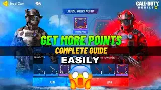 SEA OF STEEL EVENT COMPLETE GUIDE COD MOBILE | HOW TO GET MORE POINTS IN SEA OF STEEL EVENT CODM