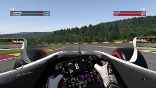F1&trade; 2016 A lap with HAAS in SPA ( logitech g29 + cockpit view )