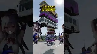 Extreme Crash Test: Cars & Buses Fall From Air in Sequence! #beamngdrive