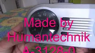 Flashing Alarm Clock-Time Flash ,Analoger Lichtwecker Humantechnik A-3128-0