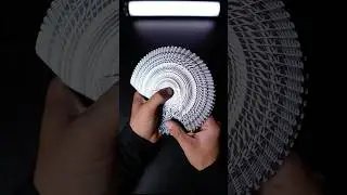 Damascus Steel Playing Cards #shorts #asmr #silasnoyes1