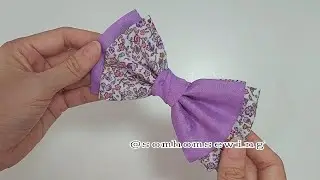 How to make bow accessories | fabric bow tutorials | diy hair bows | bow making | bow style | bows