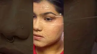 Before you ask, it&rsquo;s latex not glue 😋✨ # #creativemakeup #india #new #sfxmakeup #trending