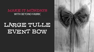 Large Tulle Bow