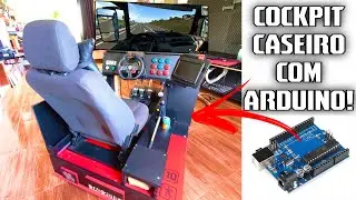 Cockpit Caseiro e Painel de Instrumentos com Arduino Projeto do Tiago Machado - Euro Truck Simulator