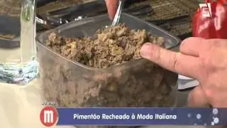 Alexandre Franciulli - Gazeta - Mulheres 01/07/2014 - Receita de piment&atilde;o recheado &agrave; moda italiana