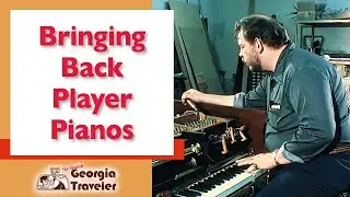Bringing Back Player Pianos - The Original Georgia Traveler WSB-TV  {Piano Restoration}