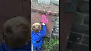 Took my little brother for a walk