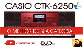 CASIO CTK 6250 DEMO O MELHOR DE SUA CATEGORIA.