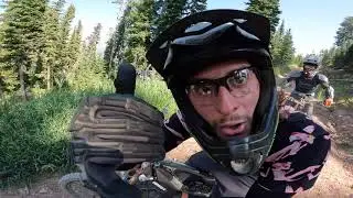 Biking Mineshaft trail: Big Sky Resort 2022