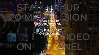 City Nights Pomodoro 🌙 20-Minute Timer + Piano | Study & Deep Work Focus