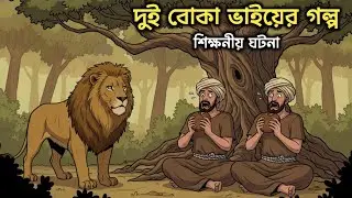  যেমন কর্ম তেমন ফল। দুই বোকা ভাইয়ের গল্প। শিক্ষনীয় গল্প। 