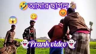 🤣আমার ছাগল prank video...🐐👻#funny #vairal #shorts #comedy 