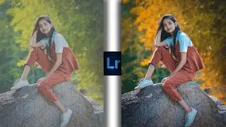 Lightroom Moody Orange Effect | Lightroom Photo Editing - Haider Editing Zone