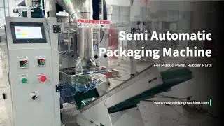 Semi automatic packaging machine for plastic small parts