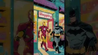 Ironman and batman who are looting jewelry.😂😂🤣🤣