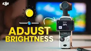 How To Adjust Screen Brightness on DJI Osmo Pocket 3/2/1